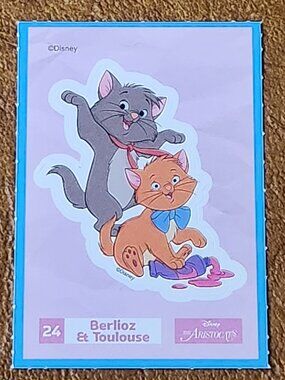 Loblaws Disney Stickers - 24 Berlioz and Toulouse - MAKE A BUNDLE!!